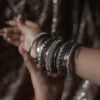 Ruhh - Oxidised Bangle Set