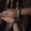 Ruhh - Oxidised Bangle Set - Image 4