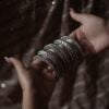 Ruhh - Oxidised Bangle Set - Image 7