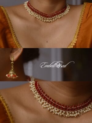 Varshini - Choker & Earring Set