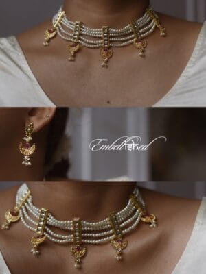 Aluna - Choker & Earring Set