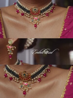 Nayanika - Choker & Earring Set