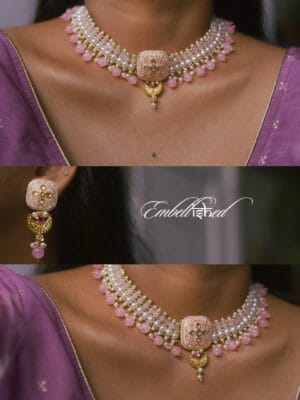 Jurai - Choker & Earring Set