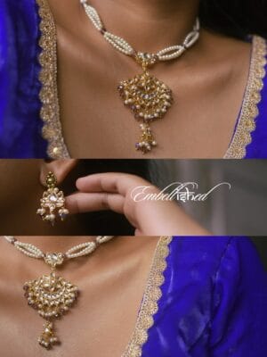 Fariya - Choker & Earring Set