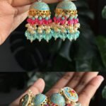 Aqua Blue & Fuchsia