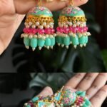 Turquoise & Rosy Pink
