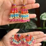 Orange, Blue, Pink